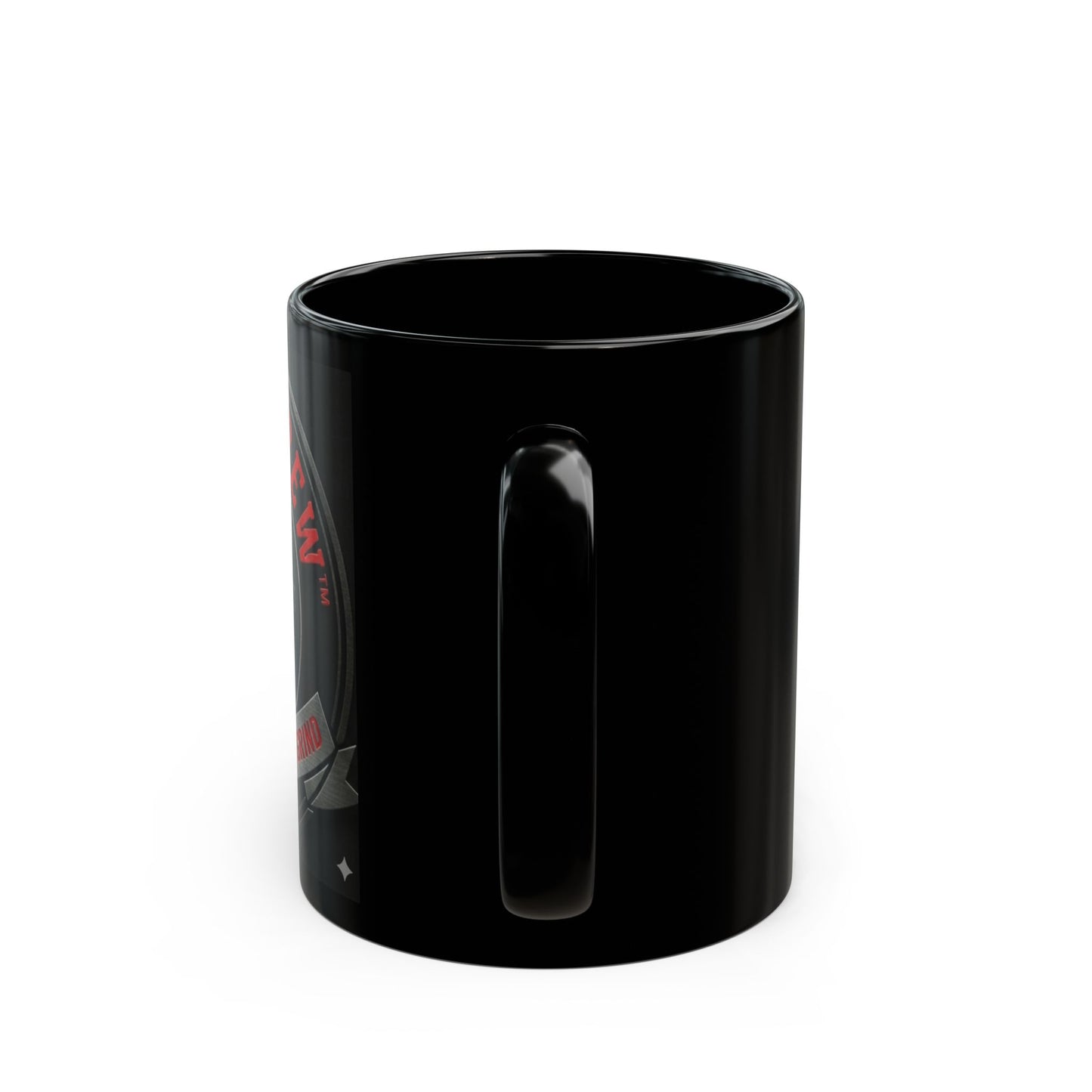 Piston Brew Coffee Mug — "Engineered for the Grind" Black Ceramic Mug